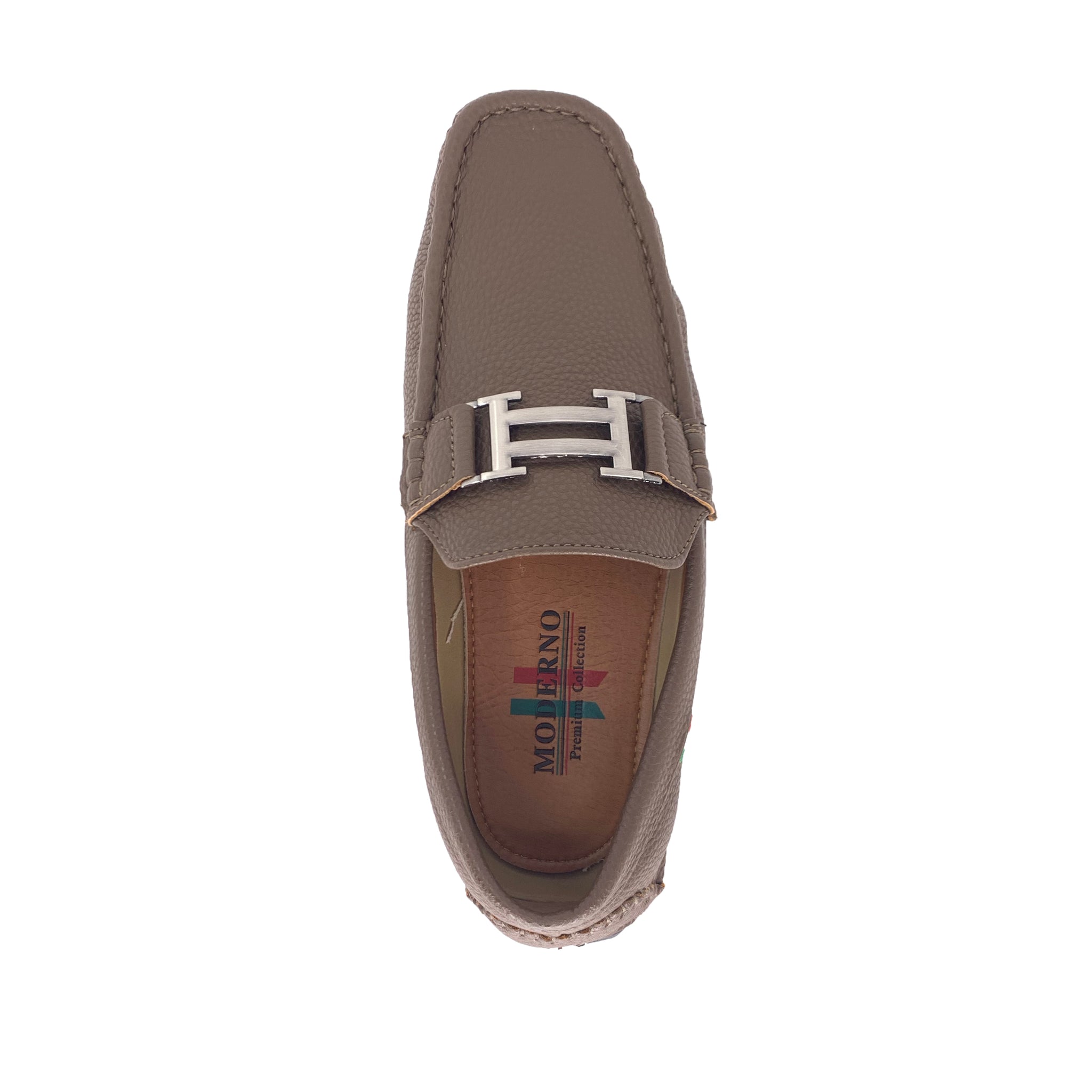 Beige Hermes Inspired Loafers Moderno – Moreno's Wear