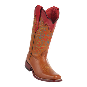 Women's Wild West Pull Up Boots Square Toe