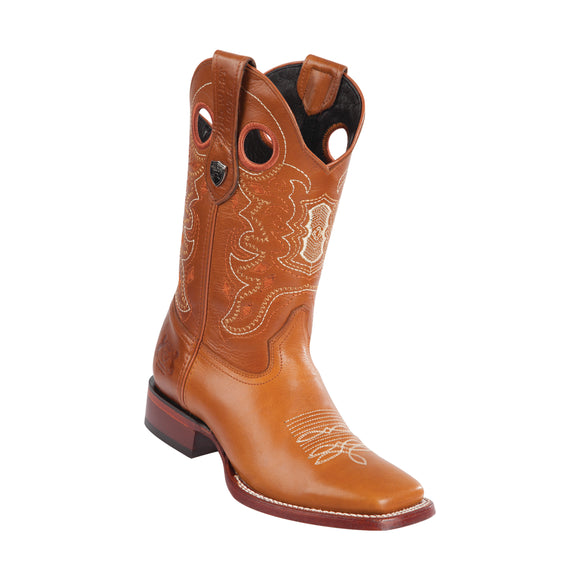 Men's Wild West PullUp Boots Wide Square Toe