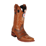 Men's Wild West PullUp Saddle Boots Square Toe