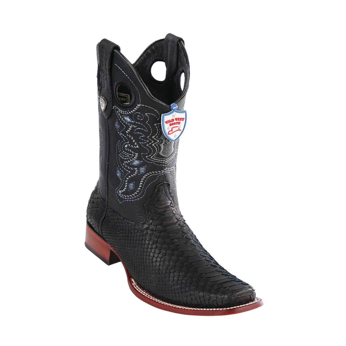 Keith Whitley Python Boots Men's Wild West Python Boots Square Toe – Moreno's Wear