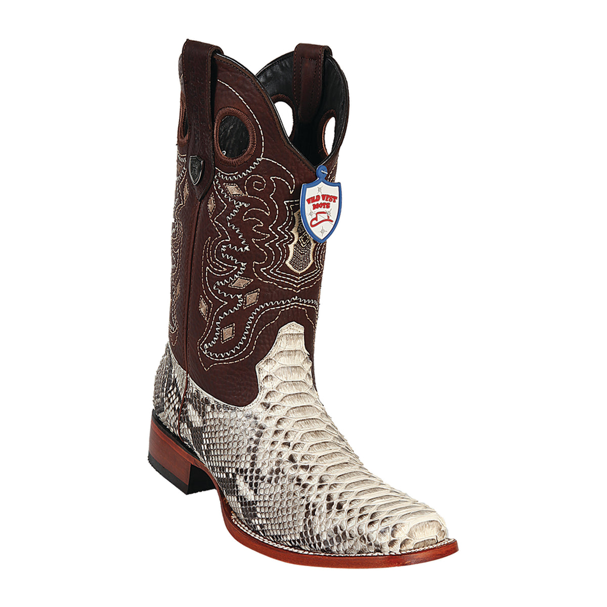 Men's Wild West Python Boots Square Toe – Moreno's Wear
