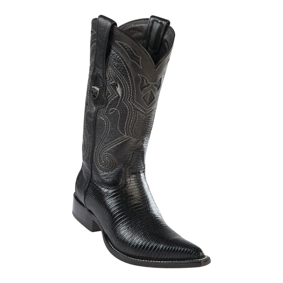 Men's Wild West Ring Lizard Boots 3x Toe