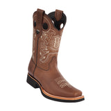 Men's Wild West Grisly With Rubber Sole Boots Square Toe