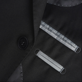 Men's Renoir Two Piece Black Slim Fit Suit
