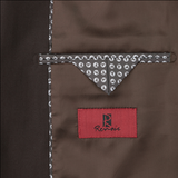 Men's Renoir Two Piece Brown Slim Fit Suit