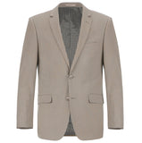 Men's Renoir Two Piece Khaki Classic Fit Suit