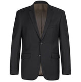 Men's Renoir Two Piece Black Wool Suit Classic Fit