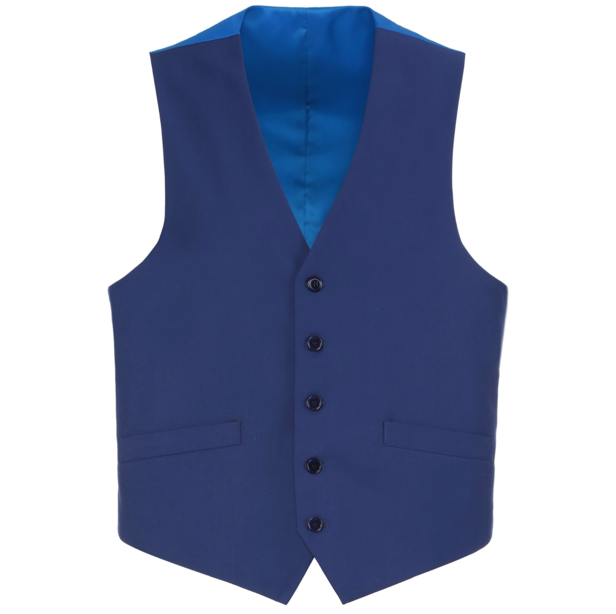 Men s Renoir Royal Blue Suit Vest Moreno s Wear