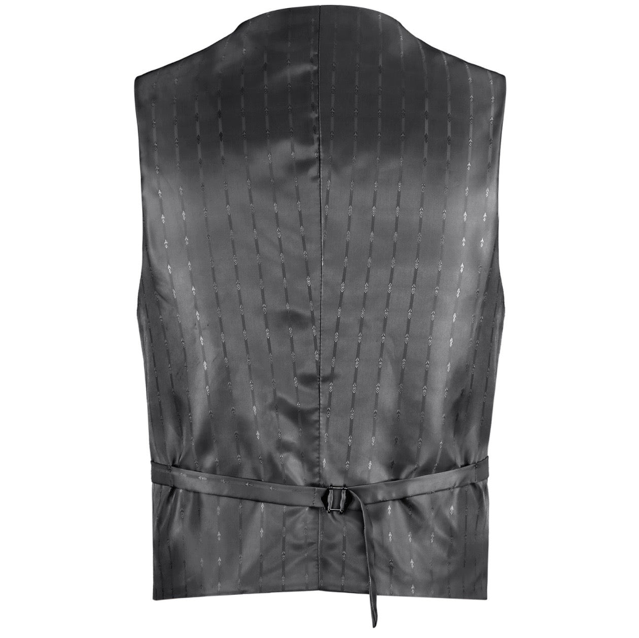 mens black dress vest Classic Charcoal Grey Solid Suit Dress Vest 38 / Grey main image 0