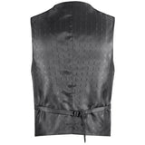 Men's Renoir Black Shiny Suit Vest