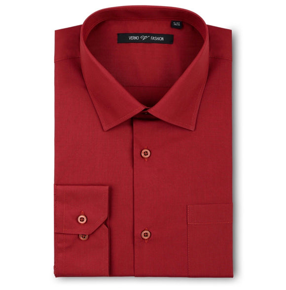 Men's Champagne Dress Shirt Slim Fit Verno Fashion – Moreno's Wear