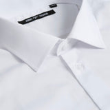 Men's White Dress Shirt Classic Fit Verno Fashion