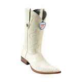 Men’s Wild West Smooth Ostrich 3x Toe