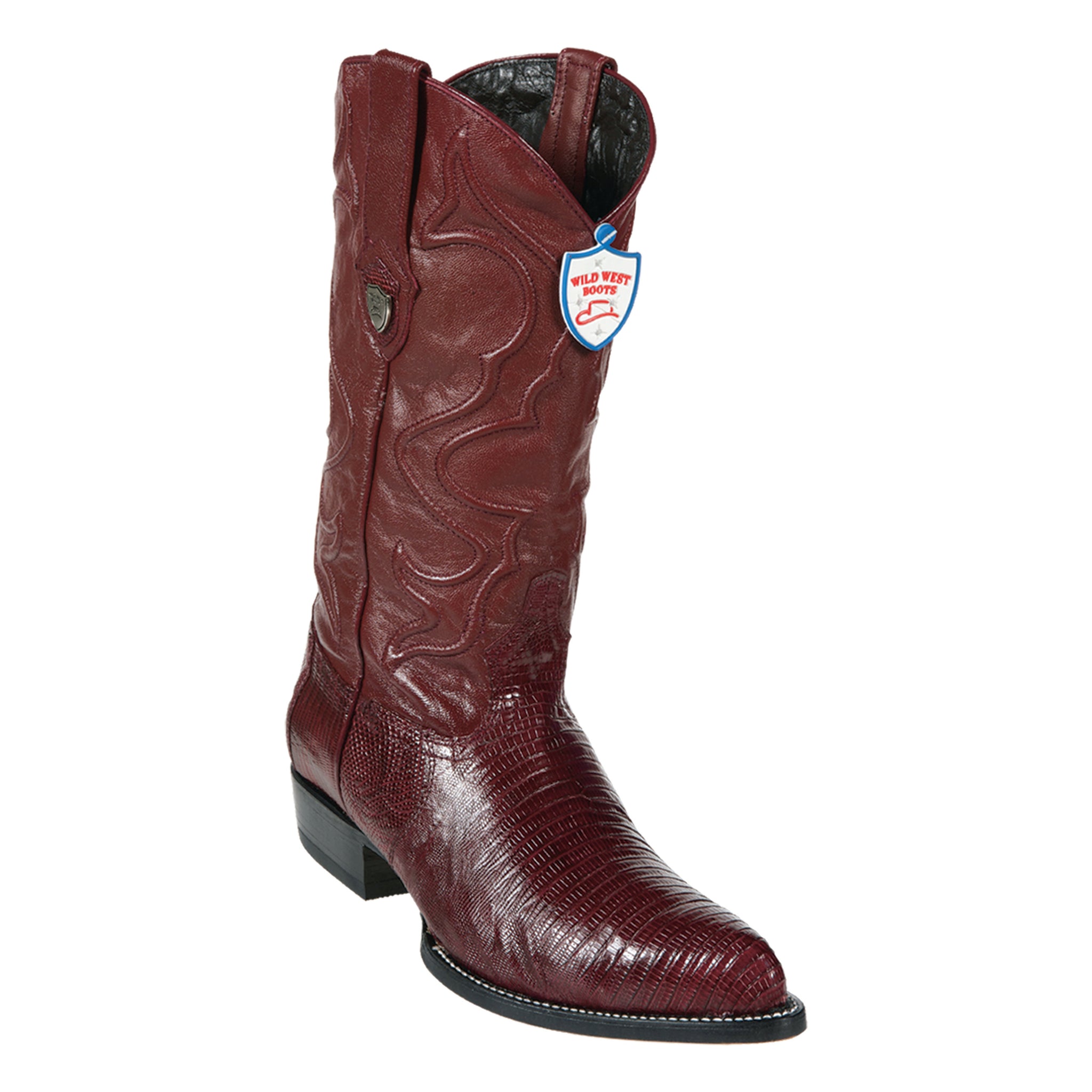 Mauri Burgundy Lizard Boots SZ 11.5 Mauri Burgundy Lizard Boots SZ 11.5 | Mercari main image 2