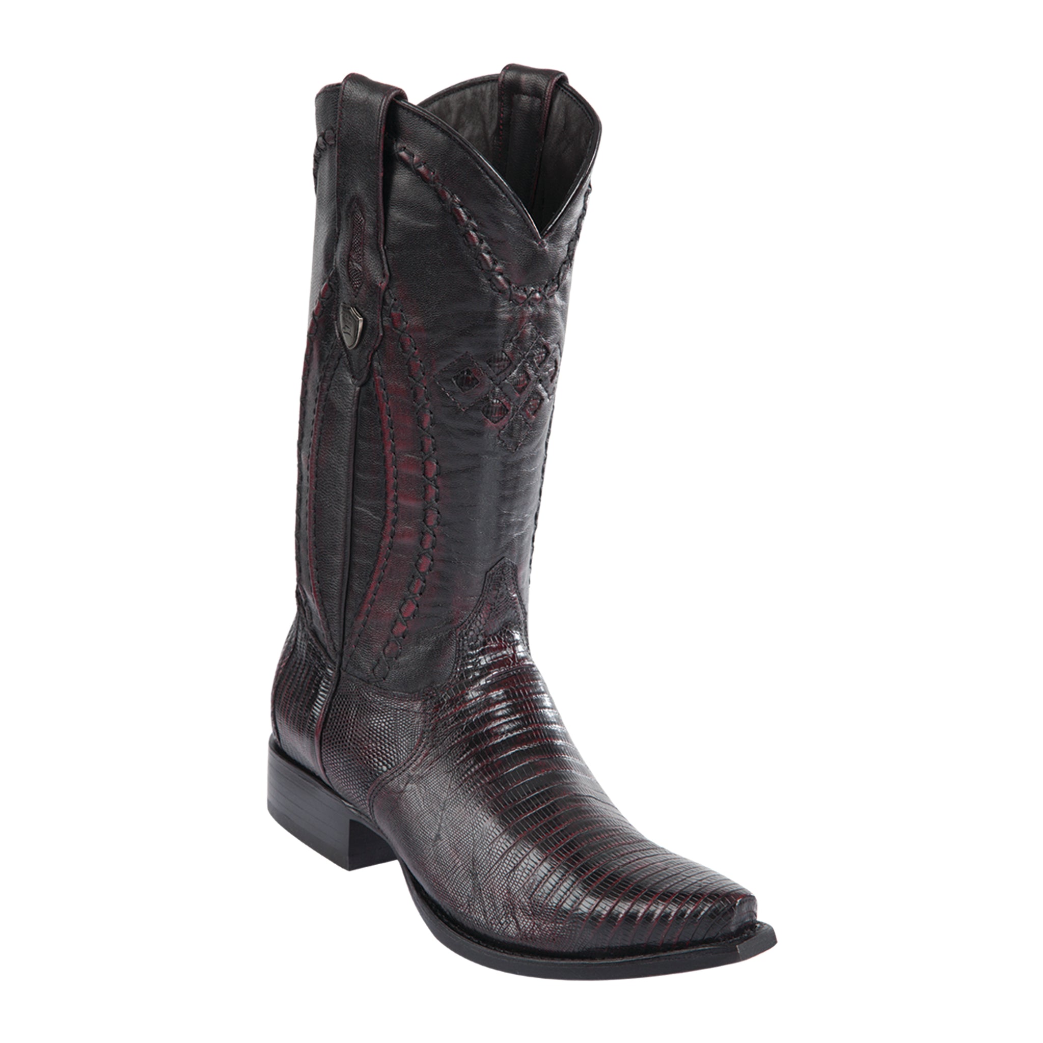 Bottes De Cowboy En Lézard Teju Authentique - Fabriquées Au Mexique - Pointure US 9