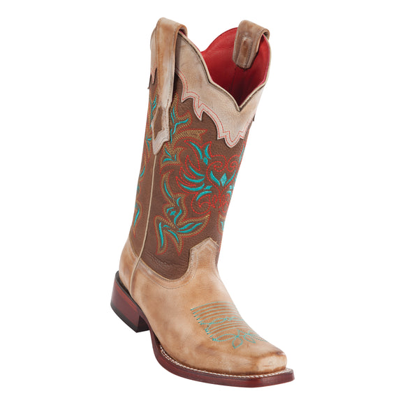 Women's Wild West Vintage Boots Square Toe