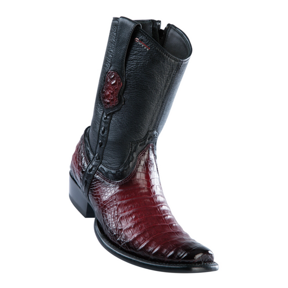 Men's Wild West Caiman Belly Ankle Boots Dubai Toe