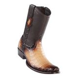 Men's Wild West Caiman Belly Ankle Boots Dubai Toe