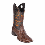 Men’s WIld West Caiman Hornback Boots Wide Square Toe