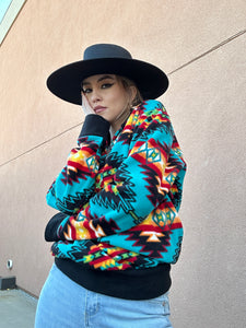 Tiffany Aztec Print Jacket