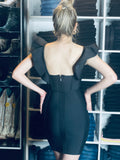 Ana Black Bandage Dress