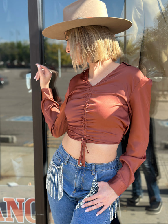 Fanny Rust Top