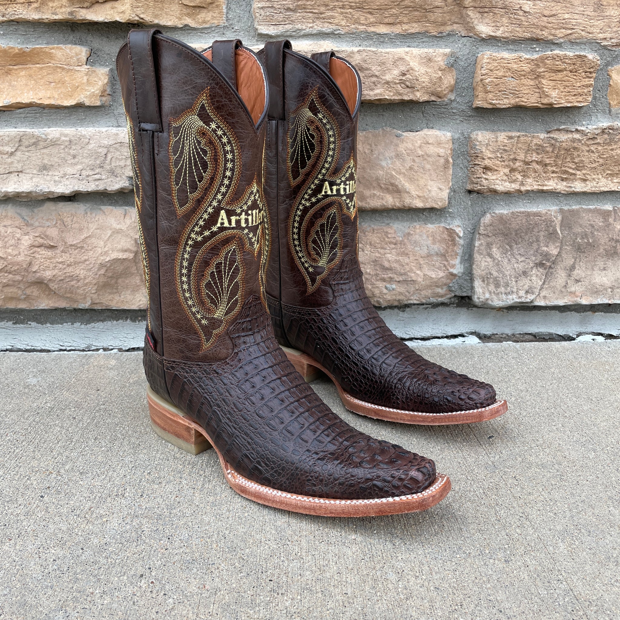 Crocodile print boots deals